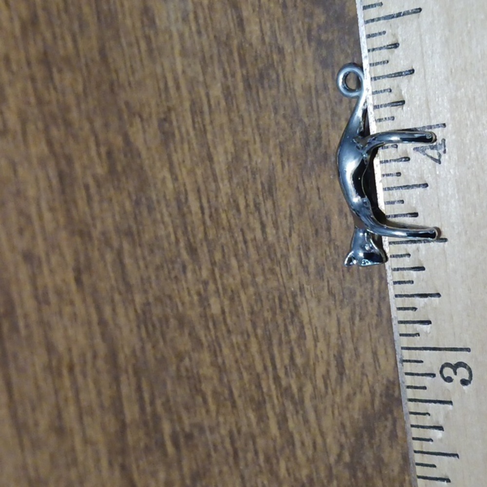 Man/Woman Silvertone  Cat Ear Cuff New